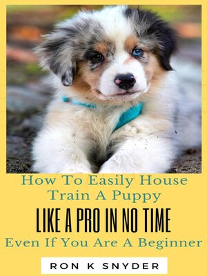 cover image of How to Easily House Train a Puppy Like a Pro In No Time Even If You Are a Beginner